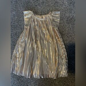Shimmering Gold Metallic Dress